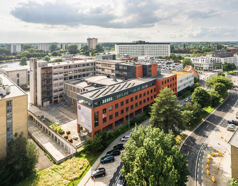 Drone opnamen Campus Dunant