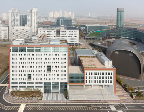 Drone opnamen van Ghent University Global Campus