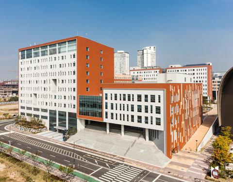 Drone opnamen van Ghent University Global Campus