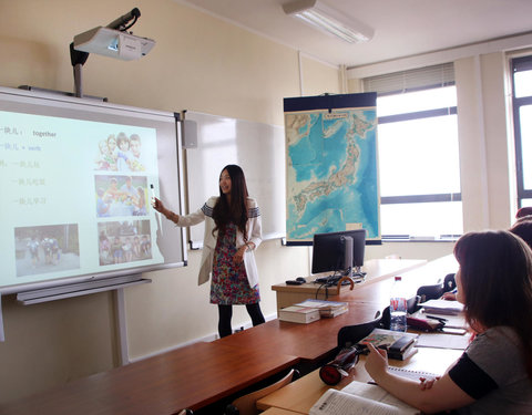 Sfeerbeelden vakgroep Talen en Culturen van Zuid- en Oost-Azië (faculteit Letteren en Wijsbegeerte)