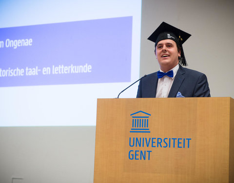 Proclamatie faculteit Letteren en Wijsbegeerte, sessie 1