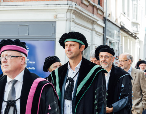 Opening academiejaar 2021/2022, van Boekentoren naar Aula