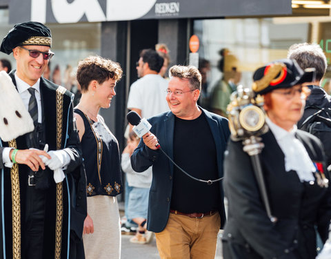 Opening academiejaar 2021/2022, van Boekentoren naar Aula