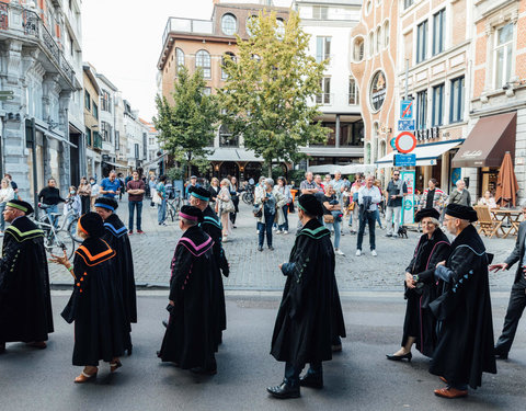 Opening academiejaar 2021/2022, van Boekentoren naar Aula