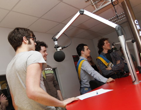 Finale op studentenradio Urgent.fm van Knock Out, de Strijd der Konventen-12166