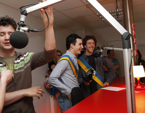 Finale op studentenradio Urgent.fm van Knock Out, de Strijd der Konventen-12167