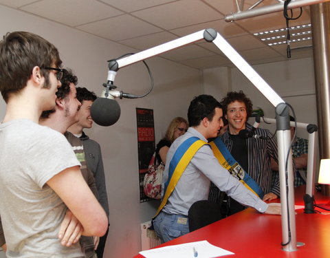 Finale op studentenradio Urgent.fm van Knock Out, de Strijd der Konventen-12168