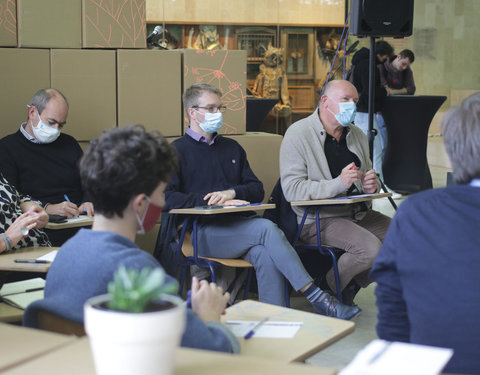 Raretijdenkabinet in het UFO tijdens de klimaattop in Glasgow