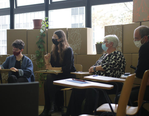 Raretijdenkabinet in het UFO tijdens de klimaattop in Glasgow