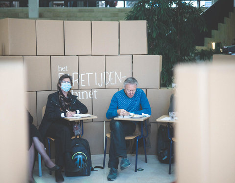 Raretijdenkabinet in het UFO tijdens de klimaattop in Glasgow