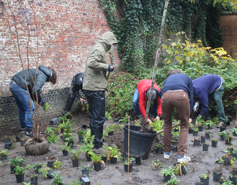 Plantactie op Campus Coupure