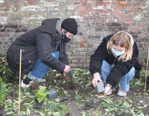 Plantactie op Campus Coupure