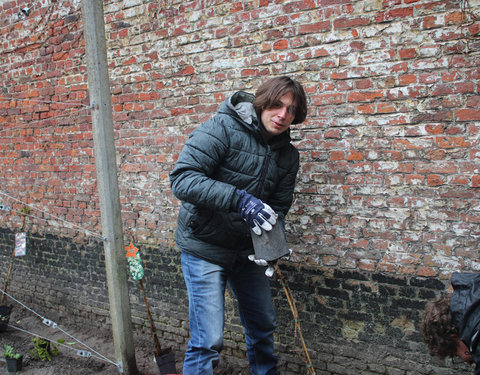 Plantactie op Campus Coupure