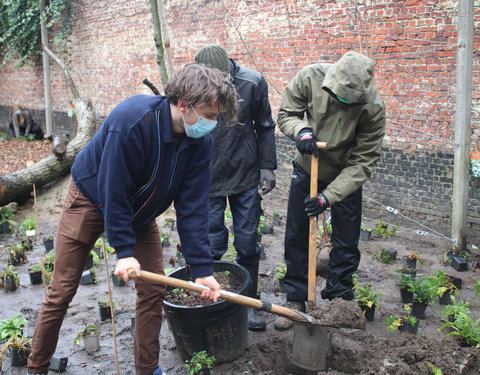 Plantactie op Campus Coupure