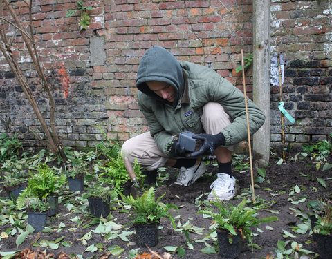 Plantactie op Campus Coupure