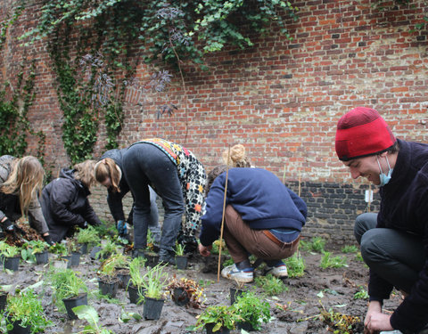 Plantactie op Campus Coupure