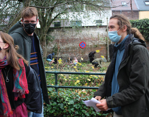 Plantactie op Campus Coupure