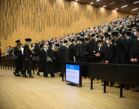 Proclamatie 2021 faculteit Economie en Bedrijfskunde, 9u30