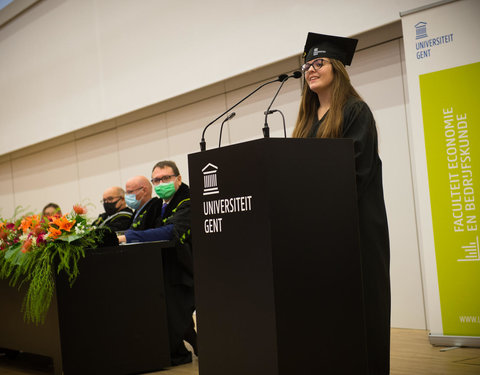 Proclamatie 2021 faculteit Economie en Bedrijfskunde, 9u30