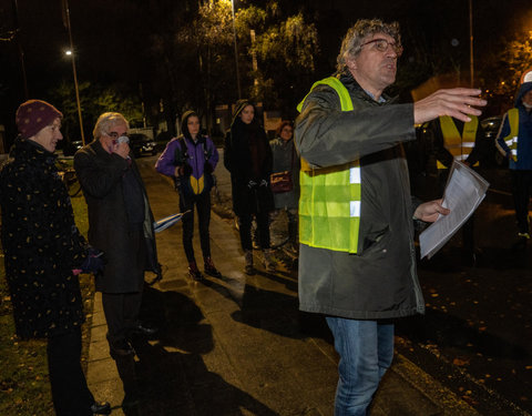 Onthulling street art op Campus Sterre