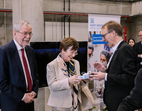 Bezoek Oostenrijkse president aan VEG-i-TEC