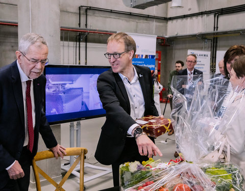 Bezoek Oostenrijkse president aan VEG-i-TEC