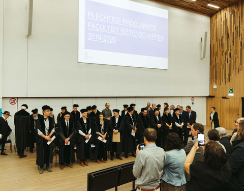 Proclamatie 2019/2020 faculteit Wetenschappen