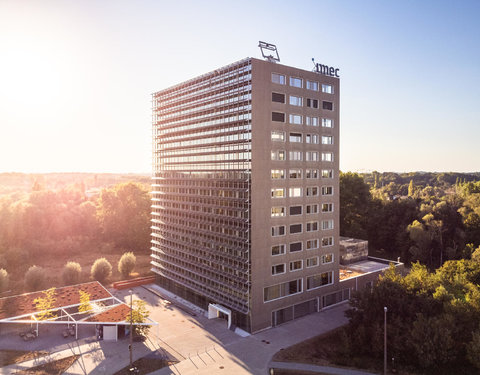 Drone opnamen van iGent gebouw