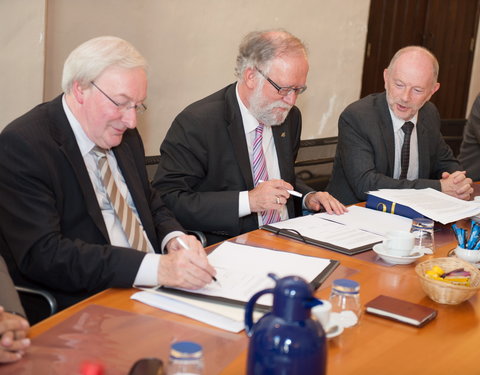 Ondertekening intentieverklaring tussen UGent en Arteveldehogeschool-13545