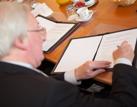 Ondertekening intentieverklaring tussen UGent en Arteveldehogeschool-13549