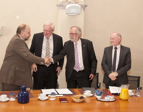 Ondertekening intentieverklaring tussen UGent en Arteveldehogeschool-13557