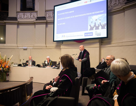 Proclamatie 2021/2022 Ergotherapie