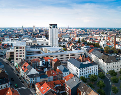 Drone opnamen campussen