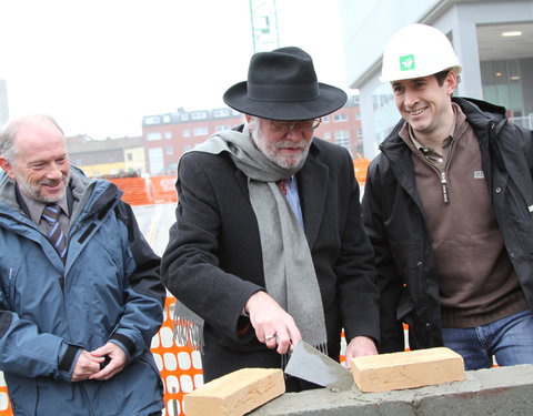 Eerstesteenlegging studentenhomes Kantienberg-13990