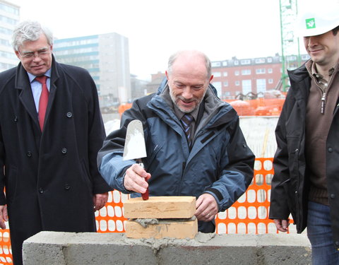 Eerstesteenlegging studentenhomes Kantienberg-13995