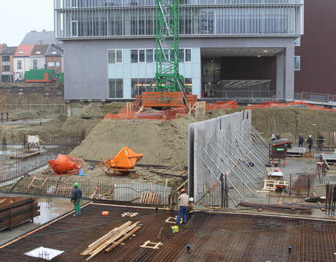 Eerstesteenlegging studentenhomes Kantienberg-14000