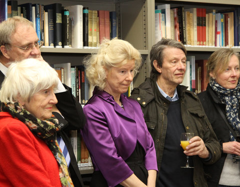 Voorstelling kunstenaarsboek Art(silence) n.a.v. huldiging van prof. Claire Van Damme-1429