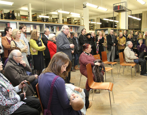 Voorstelling kunstenaarsboek Art(silence) n.a.v. huldiging van prof. Claire Van Damme-1442