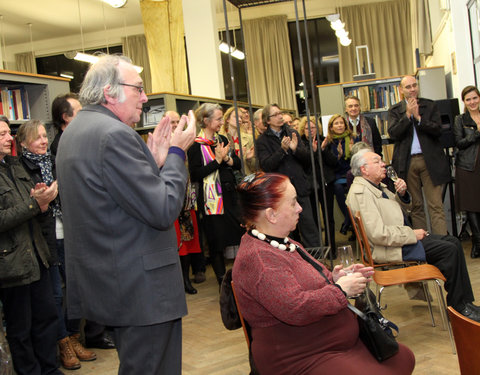 Voorstelling kunstenaarsboek Art(silence) n.a.v. huldiging van prof. Claire Van Damme-1453