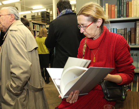 Voorstelling kunstenaarsboek Art(silence) n.a.v. huldiging van prof. Claire Van Damme-1462