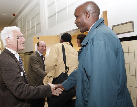 Meeting met vertegenwoordigers van de universiteit van Burundi en drie Congolese universiteiten in de faculteit Bio-ingenieurswe