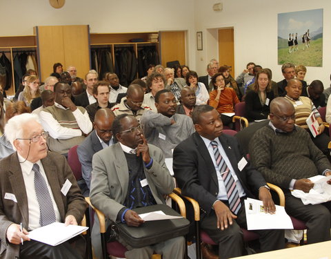 Meeting met vertegenwoordigers van de universiteit van Burundi en drie Congolese universiteiten in de faculteit Bio-ingenieurswe