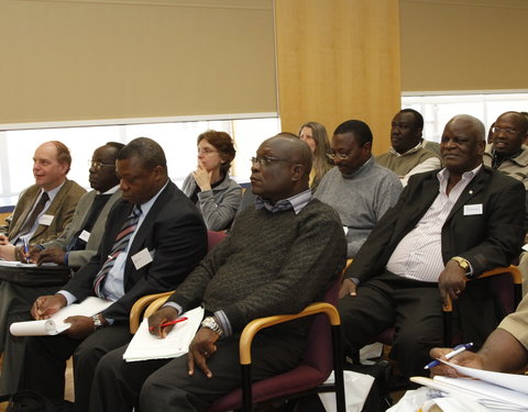 Meeting met vertegenwoordigers van de universiteit van Burundi en drie Congolese universiteiten in de faculteit Bio-ingenieurswe