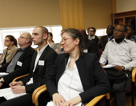 Meeting met vertegenwoordigers van de universiteit van Burundi en drie Congolese universiteiten in de faculteit Bio-ingenieurswe