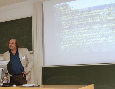 Meeting met vertegenwoordigers van de universiteit van Burundi en drie Congolese universiteiten in de faculteit Bio-ingenieurswe