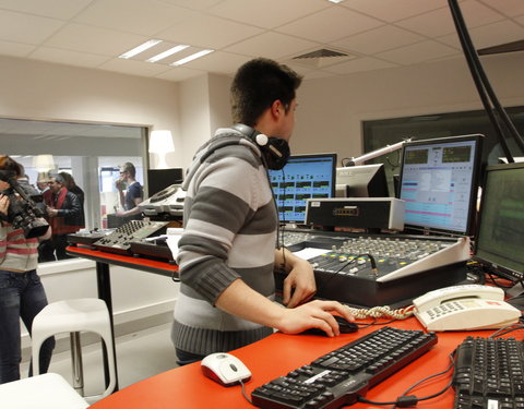 Inhuldiging nieuwe locatie jongerenmedialab Urgent.fm, Stalhof 6-14758