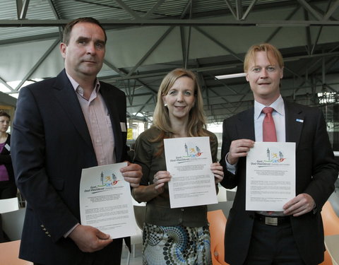 Kick-off project 'Ghent & East Flanders, Gateway to London' in het kader van de Olympische Spelen 2012-15371