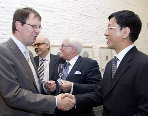 Ontvangst door de vakgroep Procesrecht, Arbitrage en Internationaal Privaatrecht van eredoctor UGent Cao Jianming, procureur-gen