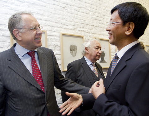 Ontvangst door de vakgroep Procesrecht, Arbitrage en Internationaal Privaatrecht van eredoctor UGent Cao Jianming, procureur-gen