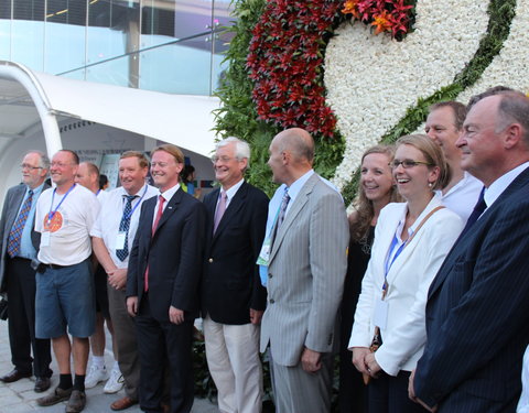 UGent met haar partners van het China Platform op de wereldtentoonstelling in Shanghai tijdens de Oost-Vlaamse week-16053